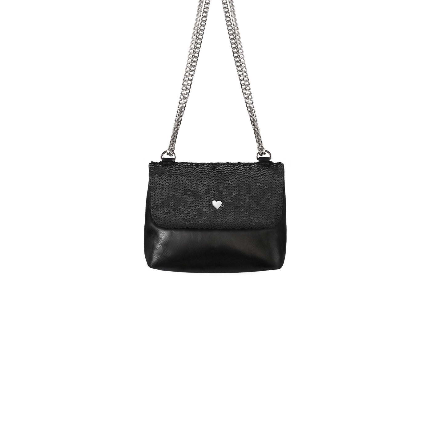 MINI CAPRI BAG - BLACK SEQUINS