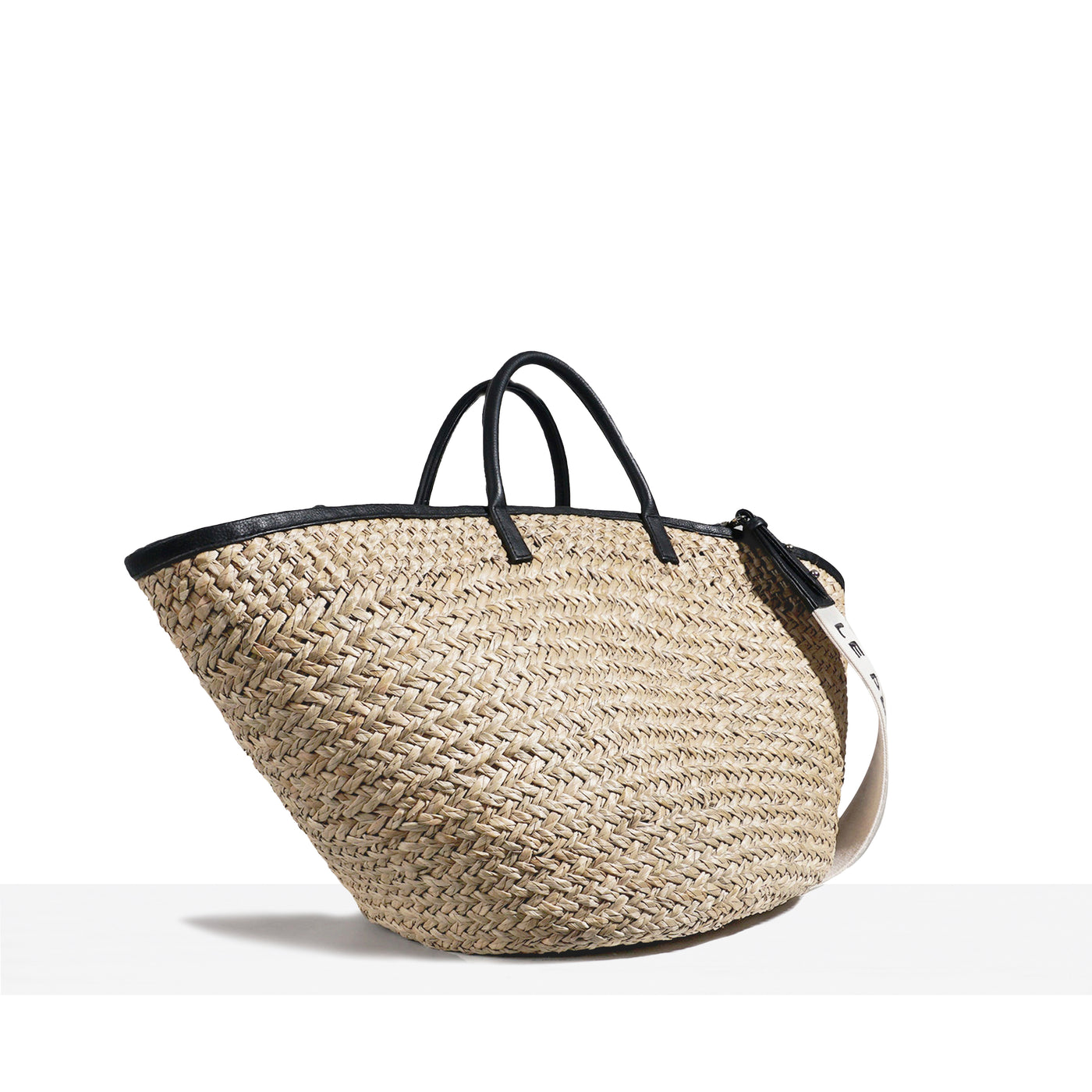 INKA BASKET - BLACK LEATHER/LE PETIT CARTEL HANDLE