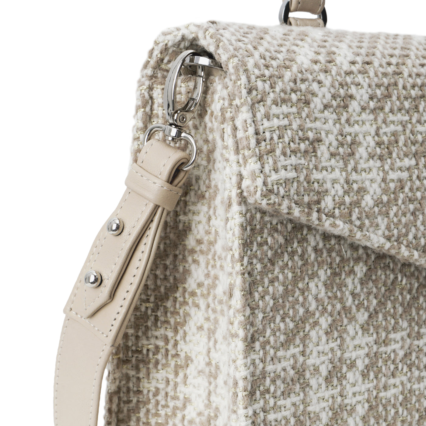 JOÉ BAG - TWEED VENEZIA GOLD