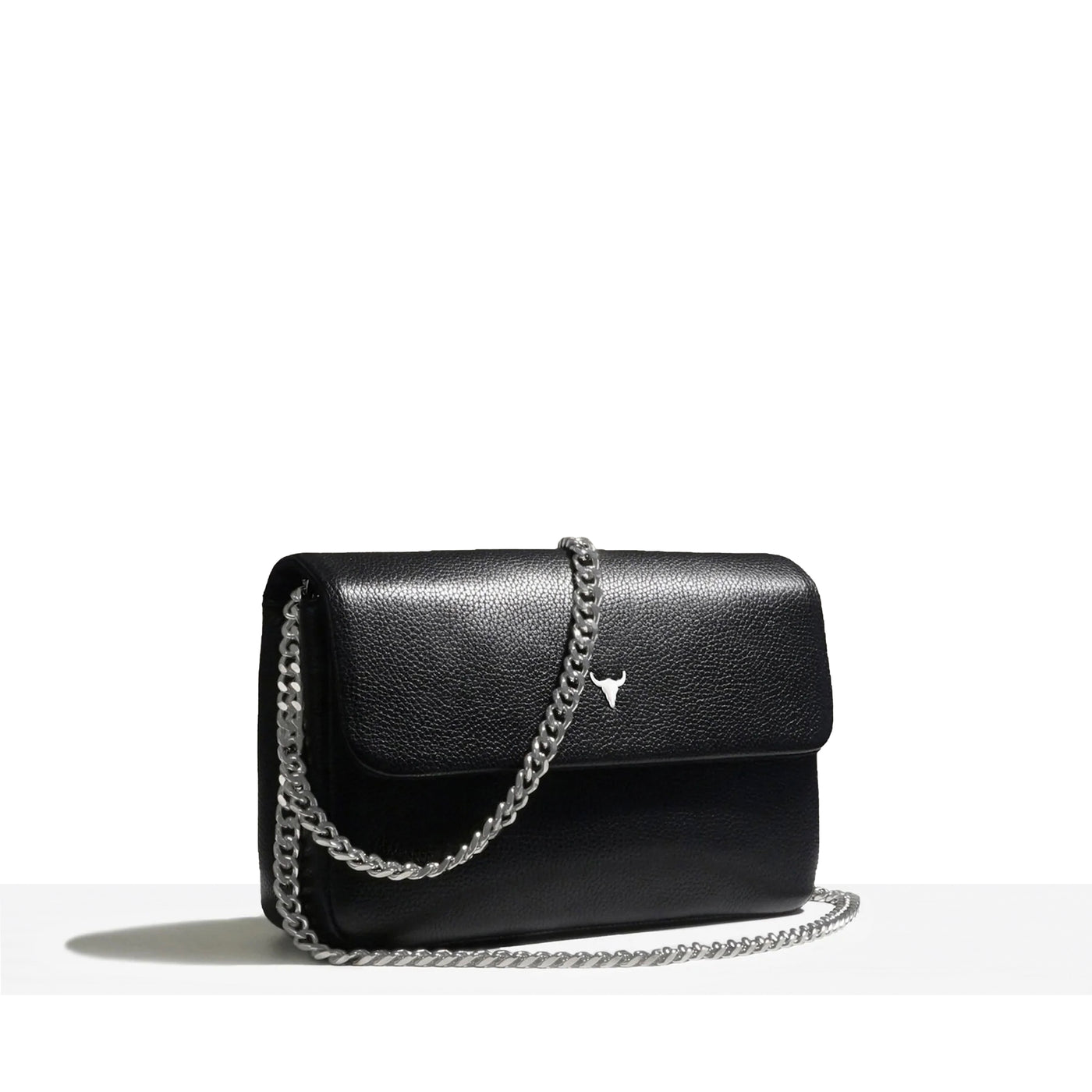 MAXI JOSH BAG - BLACK LEATHER