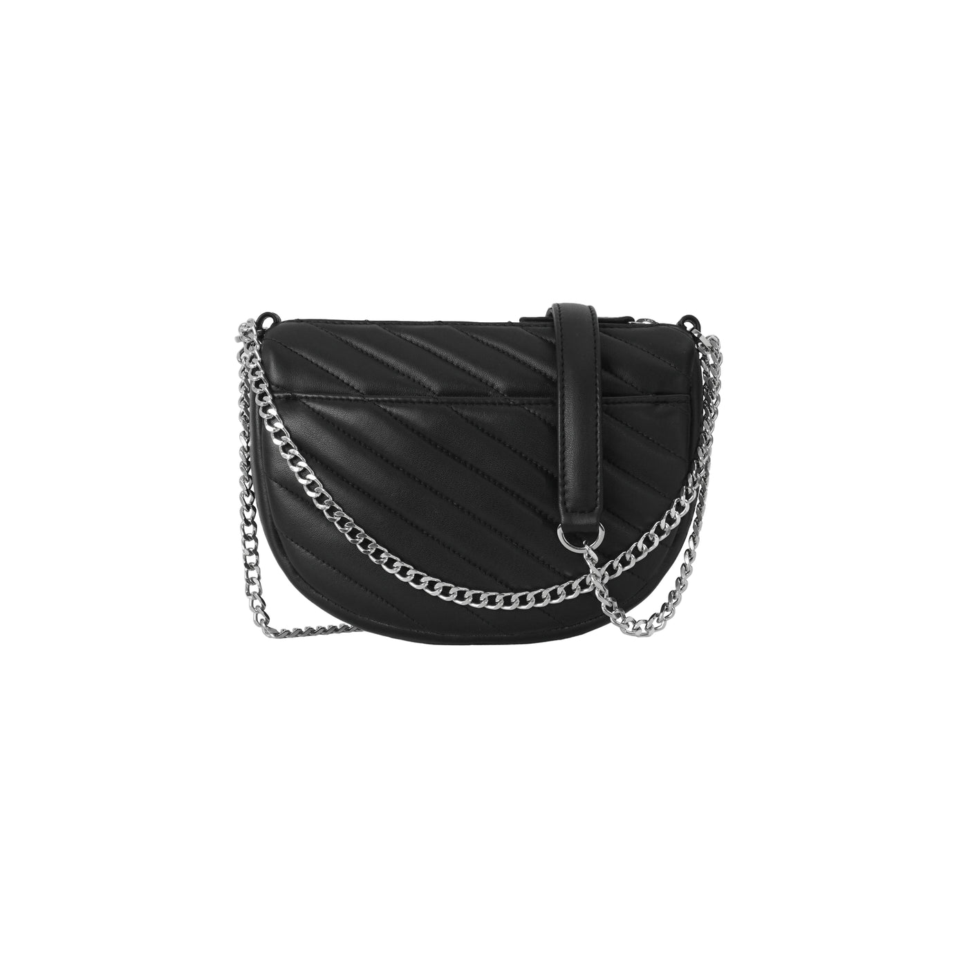 SAC FRED ORIGINAL - CUIR NOIR MATELASSÉ