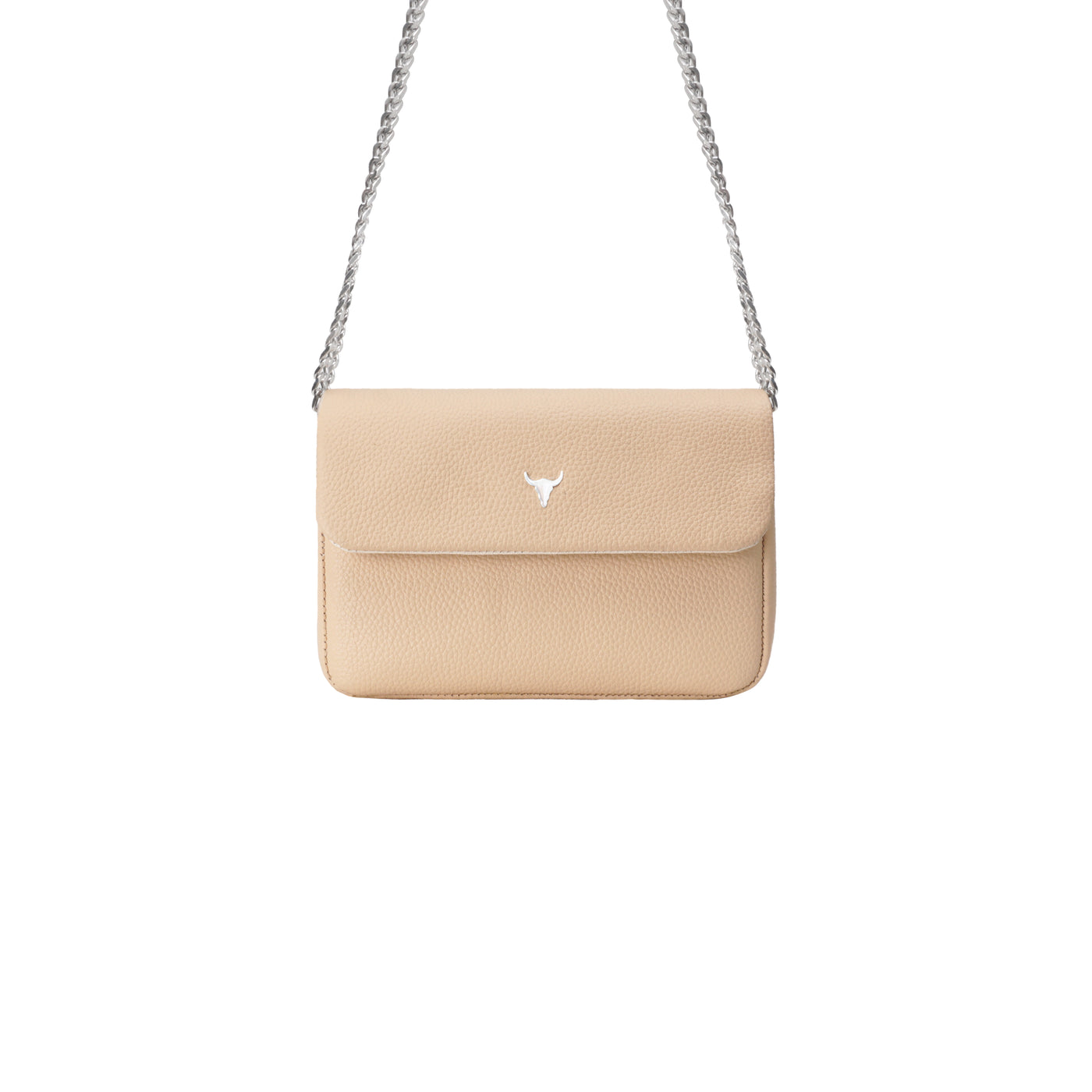 MINI JOSH BAG - BEIGE LEATHER