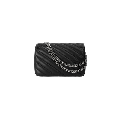 MINI JOSH BAG - QUILTED BLACK LEATHER