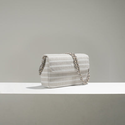 MINI JOSH BAG - STRIPED LINEN