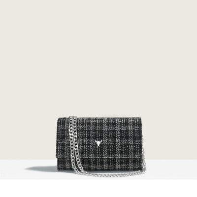 MINI NELLY BAG - TWEED GREGIO