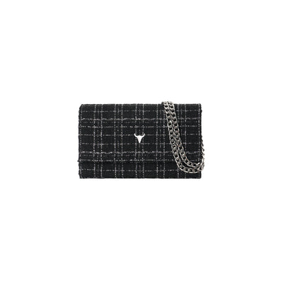 MINI NELLY BAG - TWEED MILAN SHINY