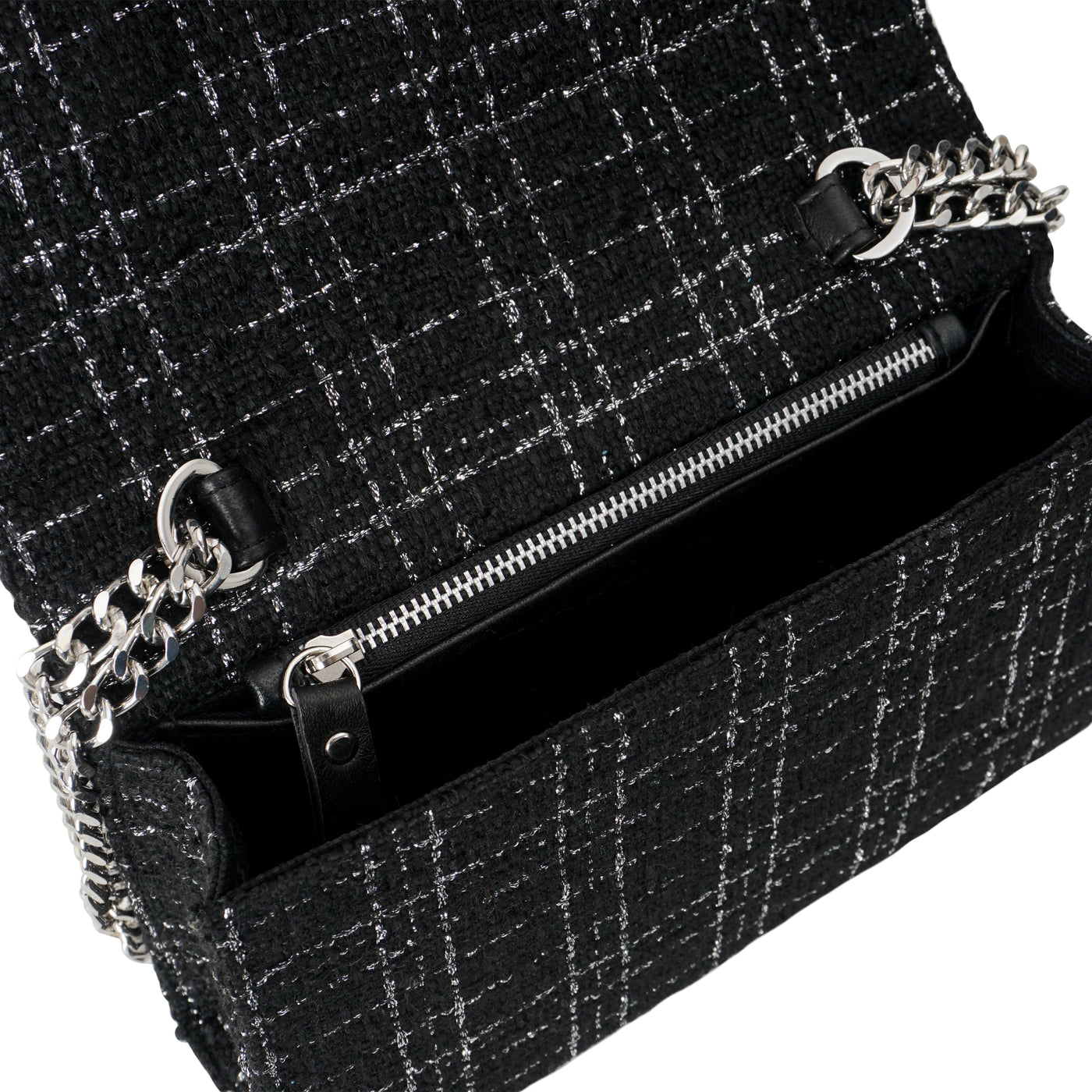 MINI NELLY BAG - TWEED MILAN SHINY