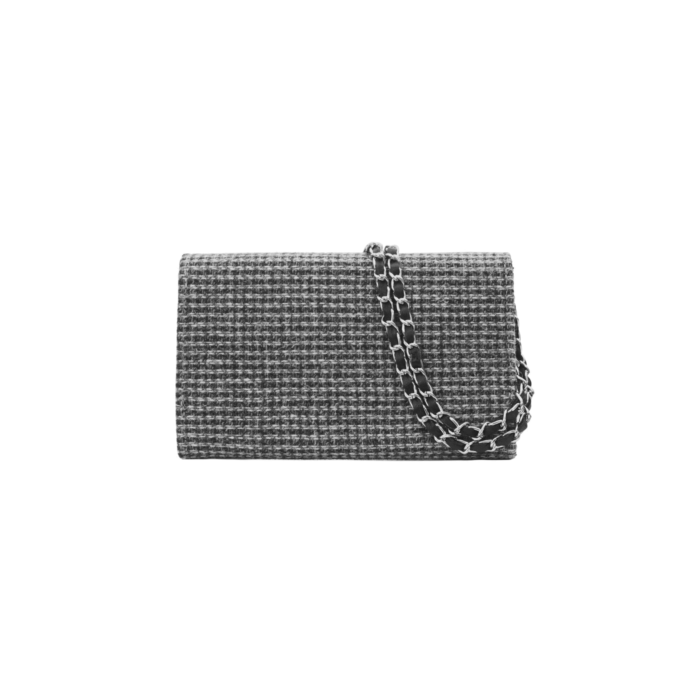 MINI NELLY BAG - GRAY WOOL