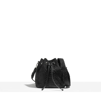 MINI PAULETTE BAG - BLACK PYTHON