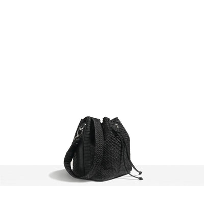 MINI PAULETTE BAG - BLACK PYTHON