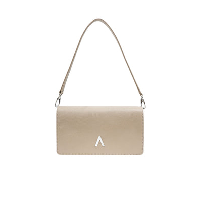 THE MINI SOSO BAG - BEIGE LEATHER