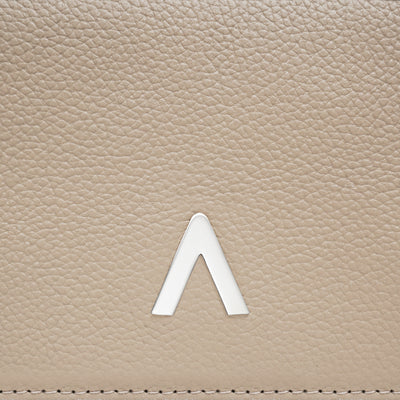 THE MINI SOSO BAG - BEIGE LEATHER