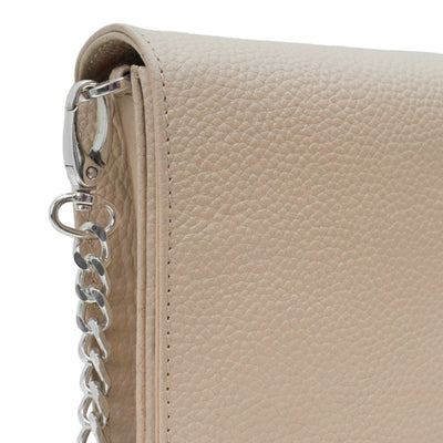 THE MINI SOSO BAG - BEIGE LEATHER