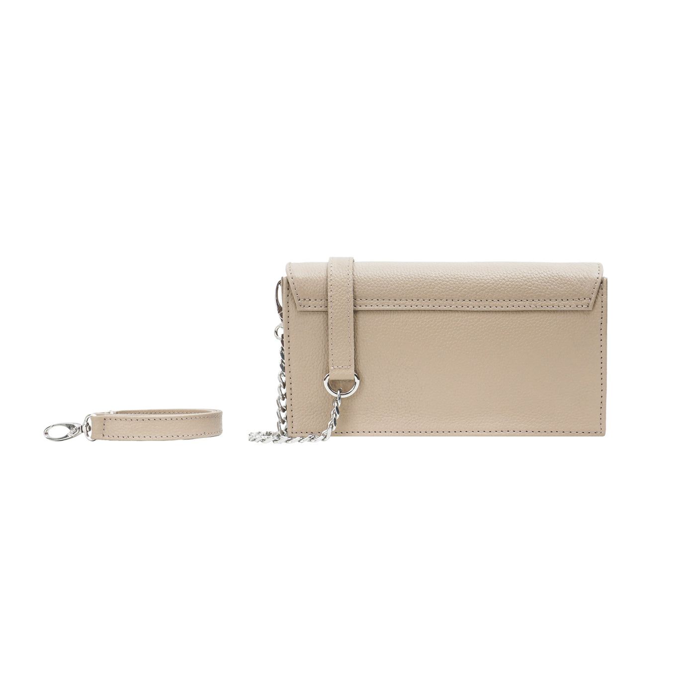 THE MINI SOSO BAG - BEIGE LEATHER