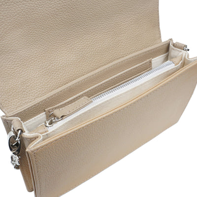 LE MINI SAC SOSO - CUIR BEIGE