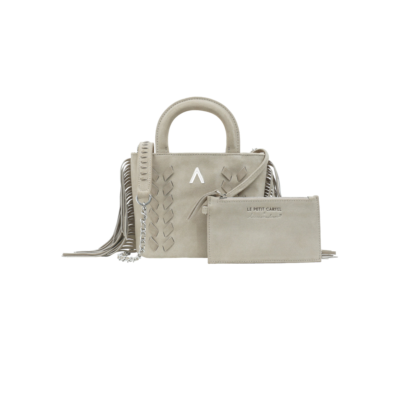 MINI ZOÉ BAG - BEIGE SUEDE