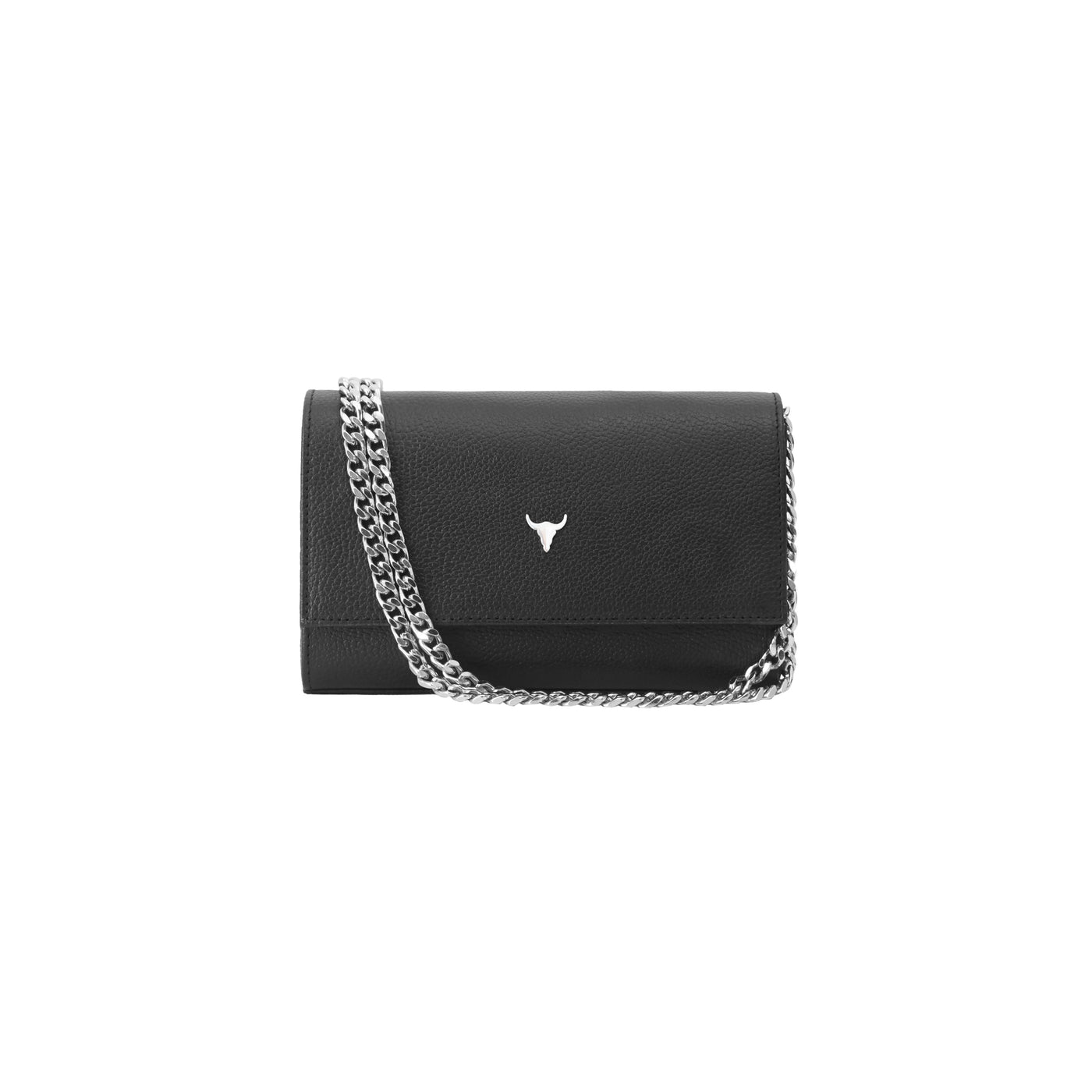 MINI NELLY BAG - BLACK LEATHER