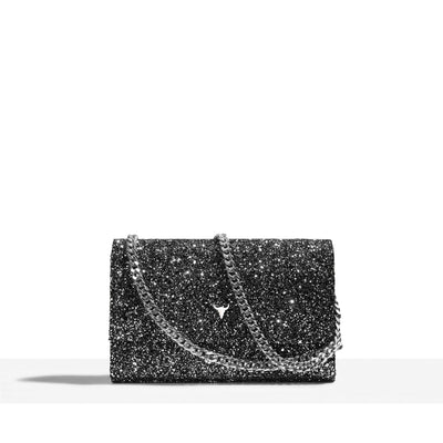 ORIGINAL NELLY BAG - GLITTERS BLACK