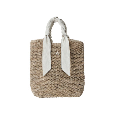 SUMMER TOTE AND ITS LINEN BANDS