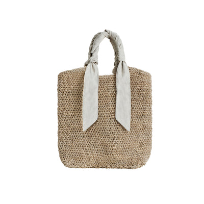 SUMMER TOTE AND ITS LINEN BANDS