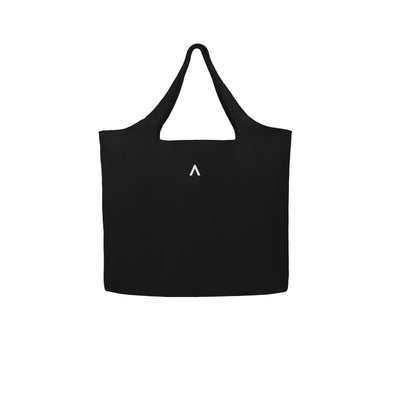 THE SOSO TOTE - BLACK SUEDE