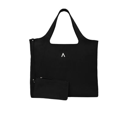 THE SOSO TOTE - BLACK SUEDE