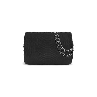 MAXI JOSH BAG - BLACK PYTHON