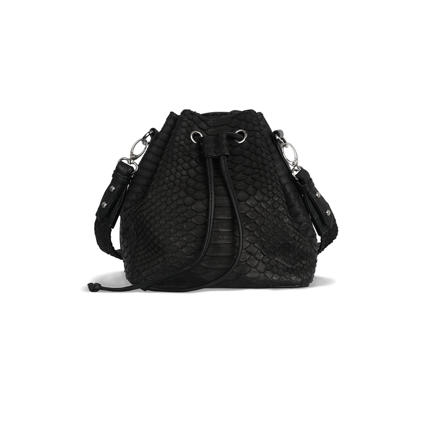 MINI PAULETTE BAG - BLACK PYTHON