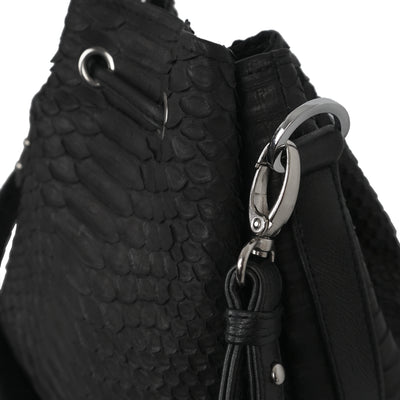 MINI PAULETTE BAG - BLACK PYTHON