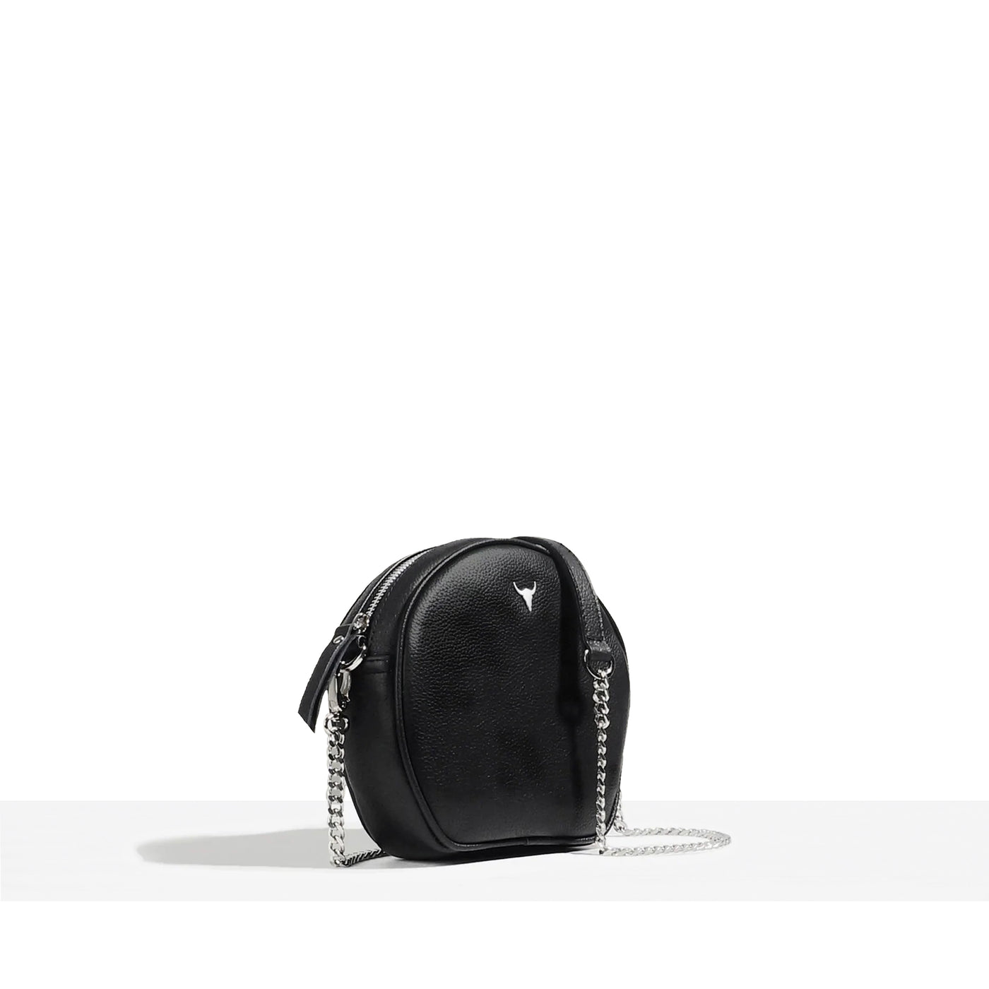 XS CHIARA BAG - BLACK LEATHER