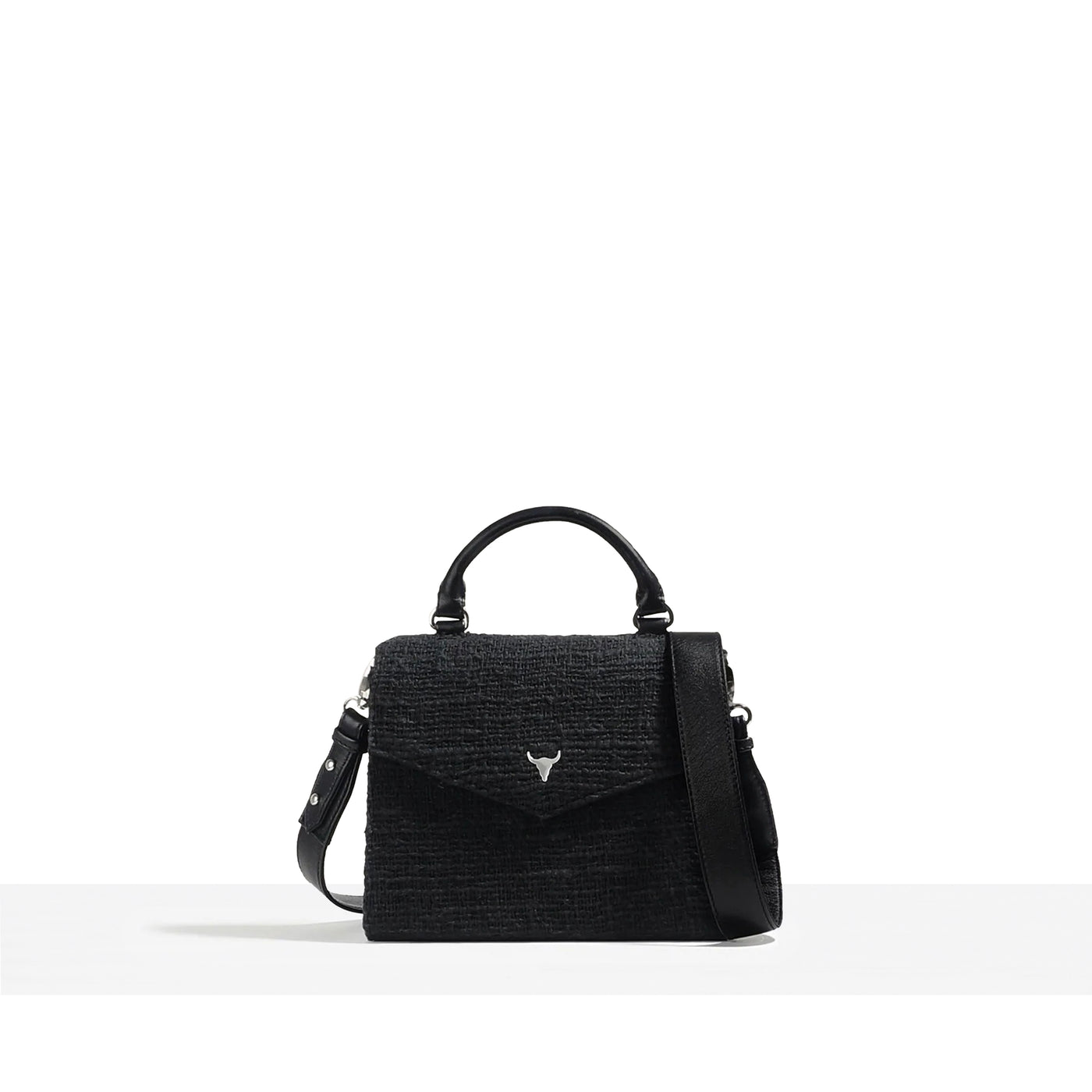 SAC XS JOÉ - COTON TISSÉ NOIR