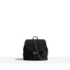 XS JOURDAN BACKPACK - BLACK WOVEN COTTON