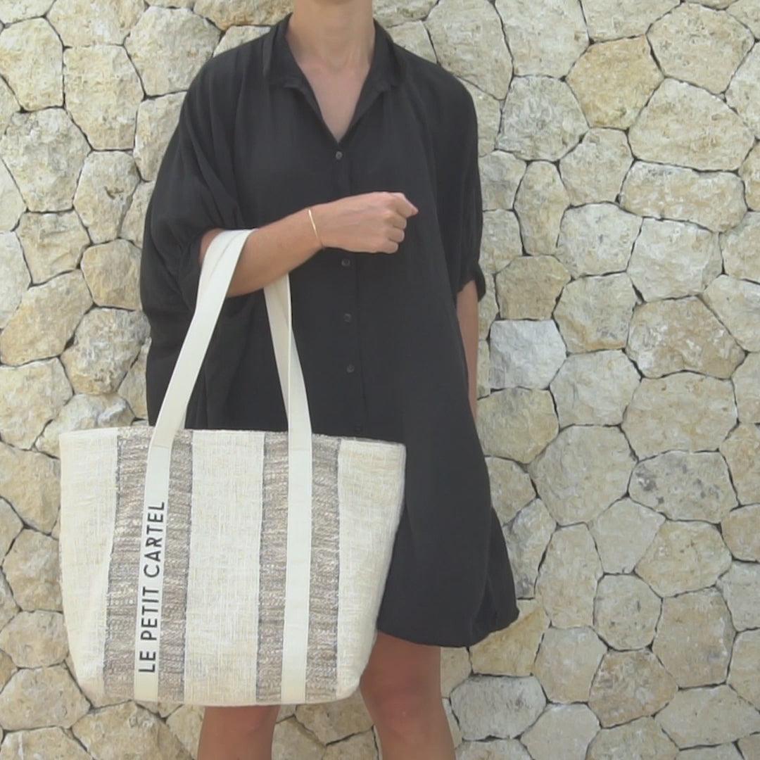 ALBA TOTE BAG - SUMMER CANVAS